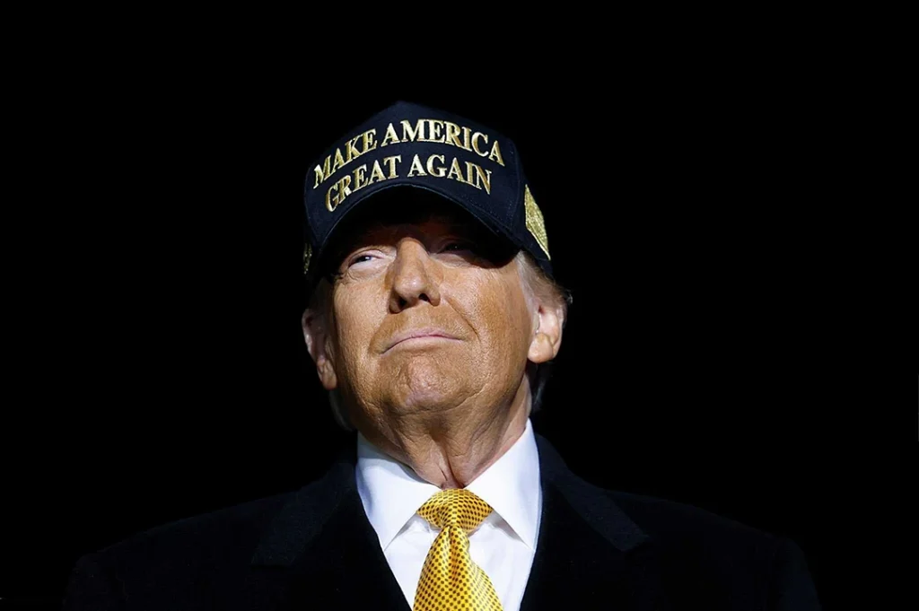 Trump aprovechó todos los espacios con su slogan “Hagamos que Estados Unidos vuelva a ser grande”.