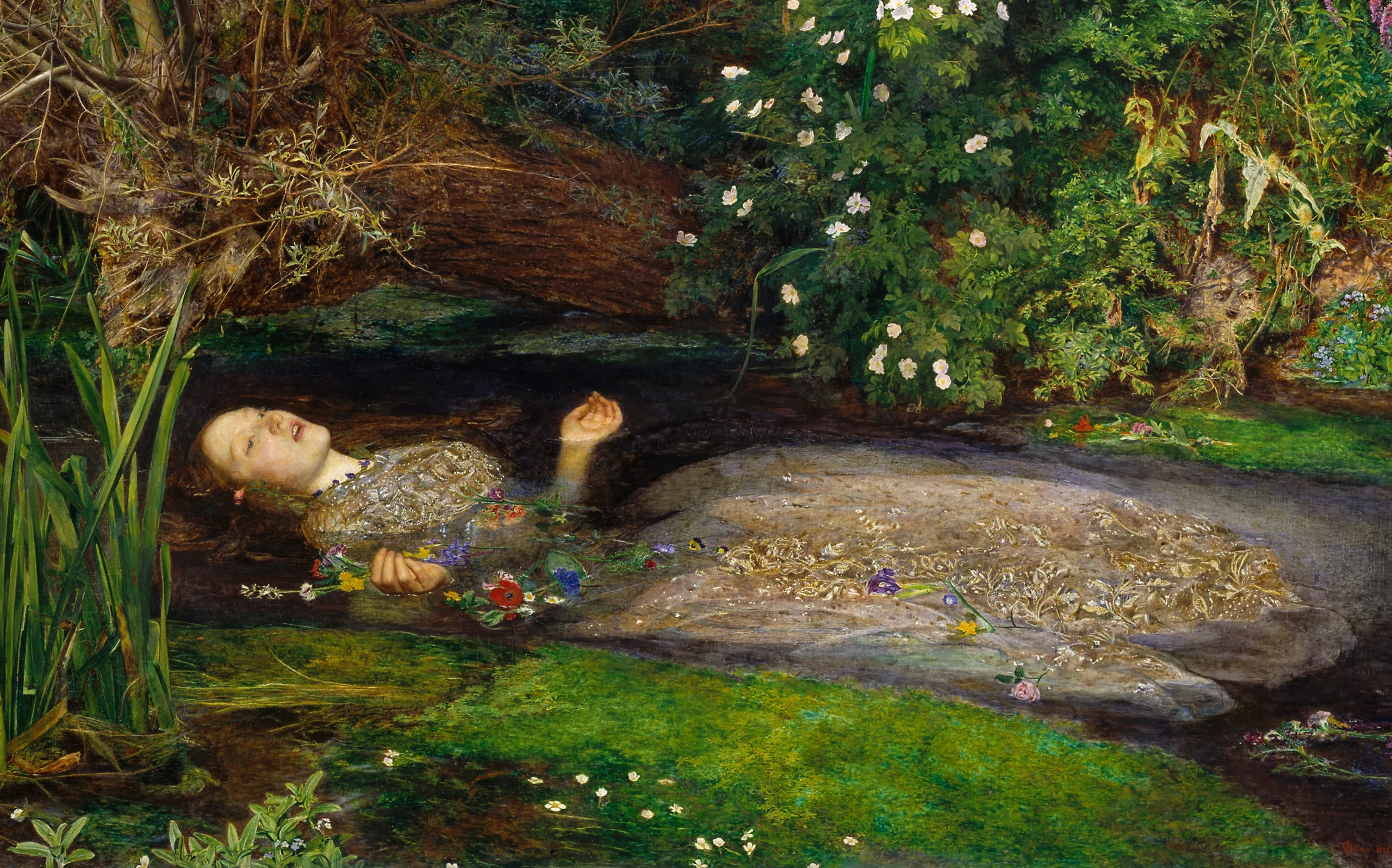 Pintura del romanticismo famosa mostrando pasión, drama y naturaleza sublime.