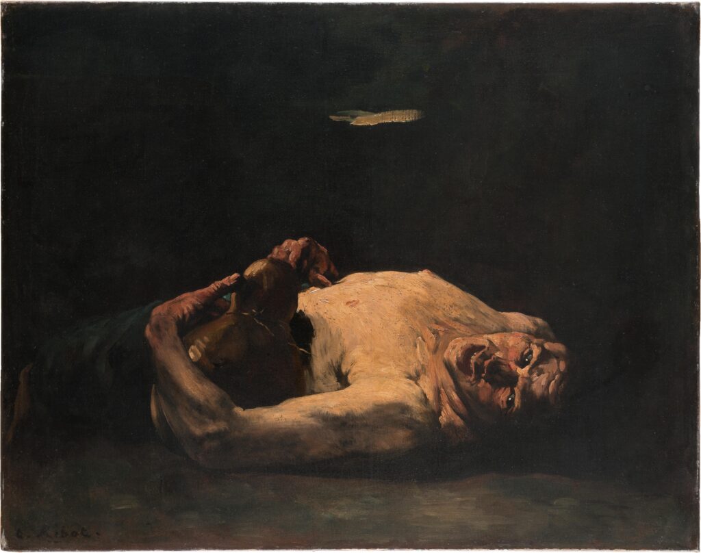 Pintura del Romanticismo con figura solitaria, reflejando emoción y subjetividad.